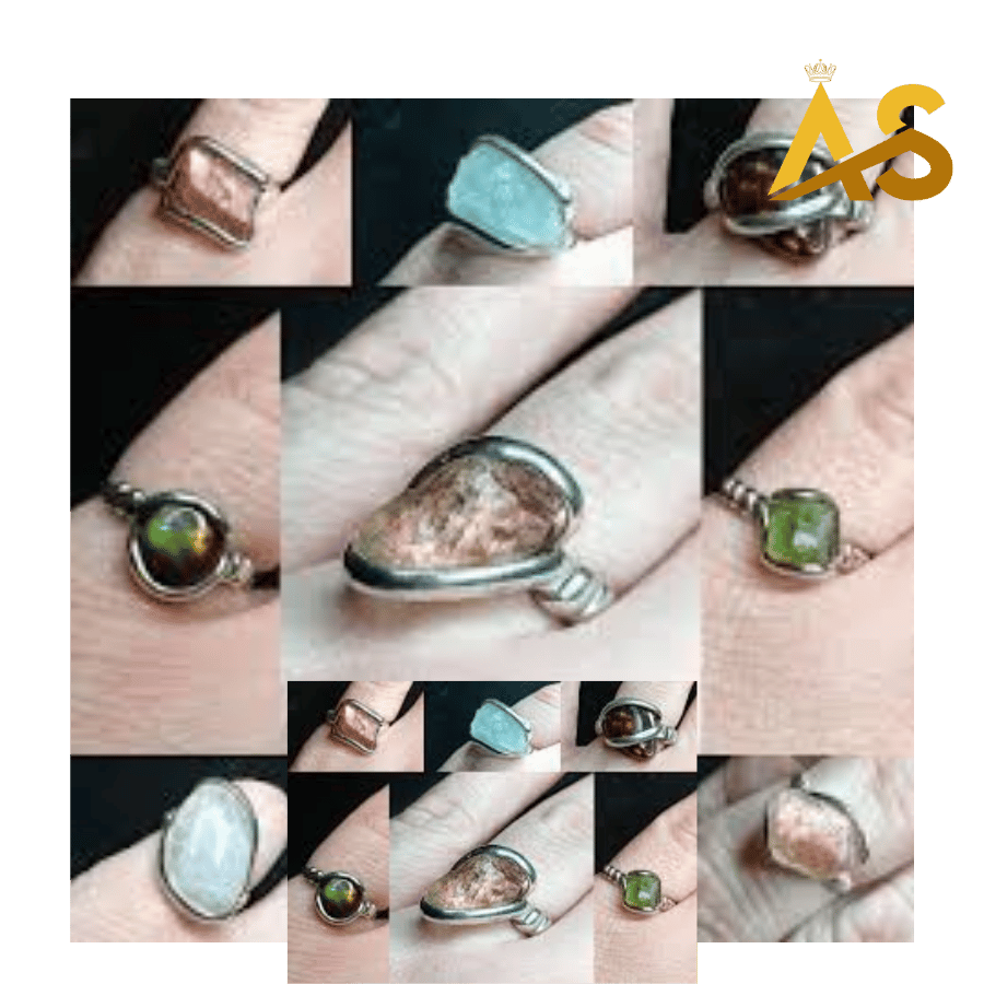 real stone rings